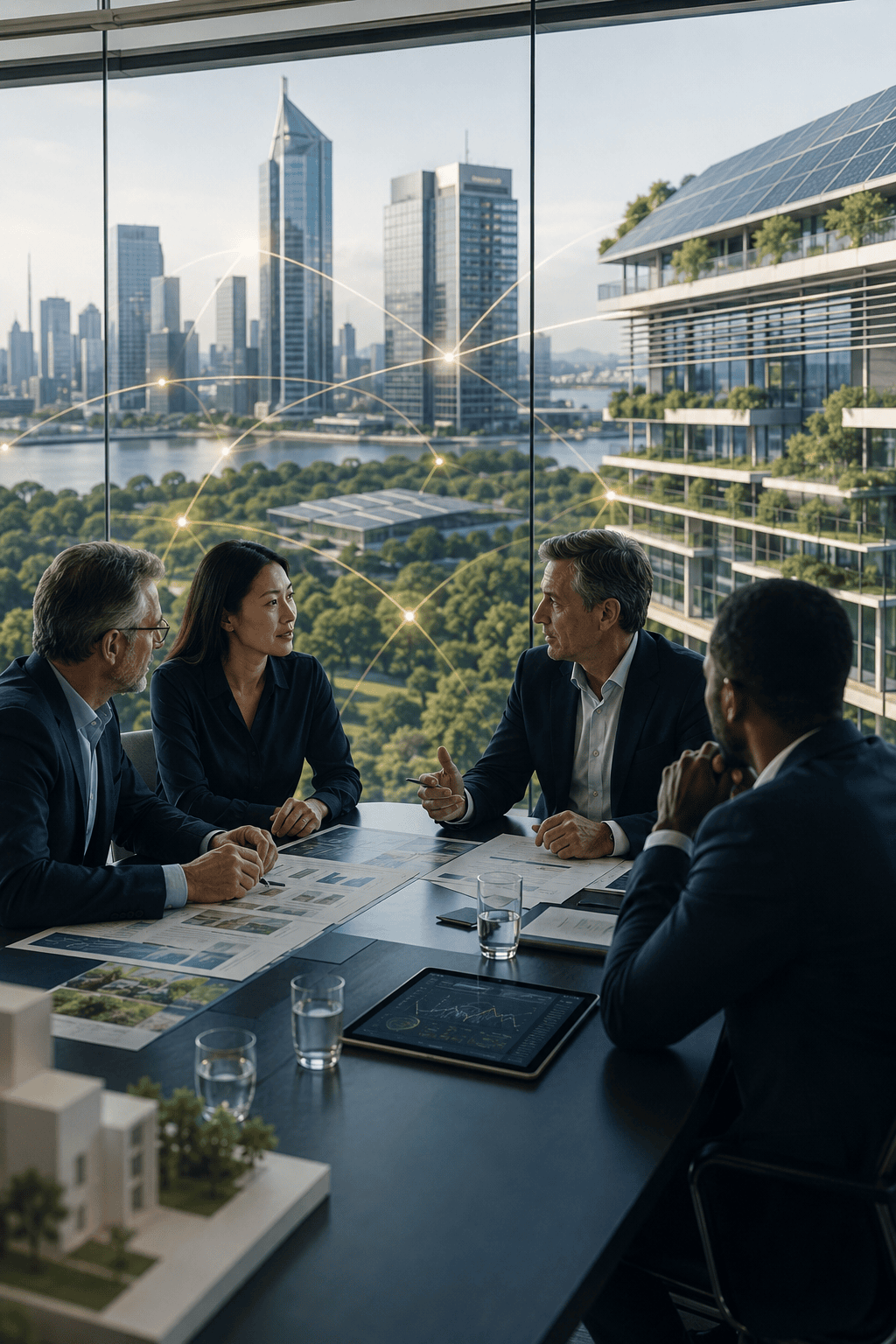 Reunión estratégica sobre oportunidades de inversión, real estate, eficiencia energética y sostenibilidad